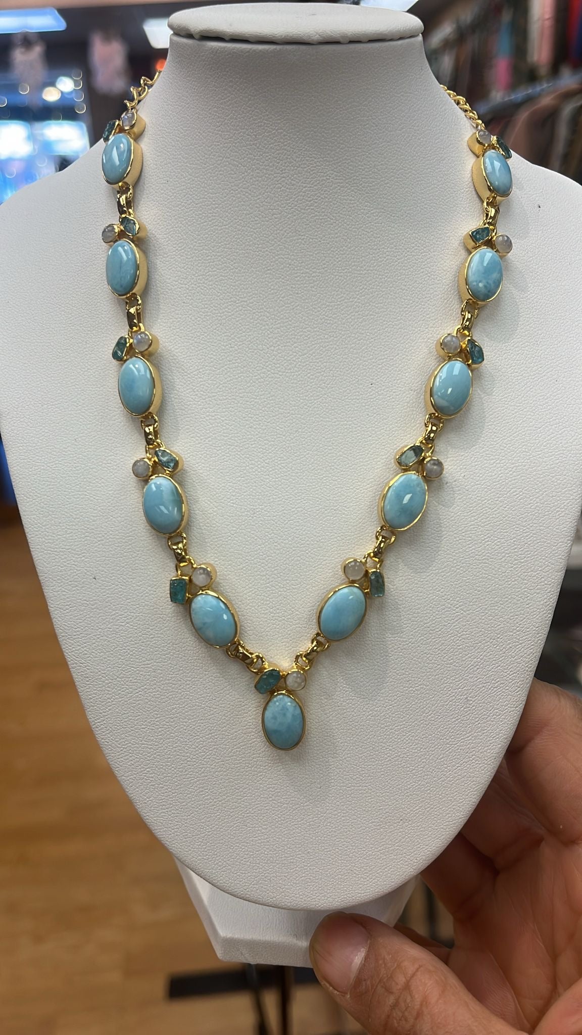 Larimar Designer Gold Vermeil